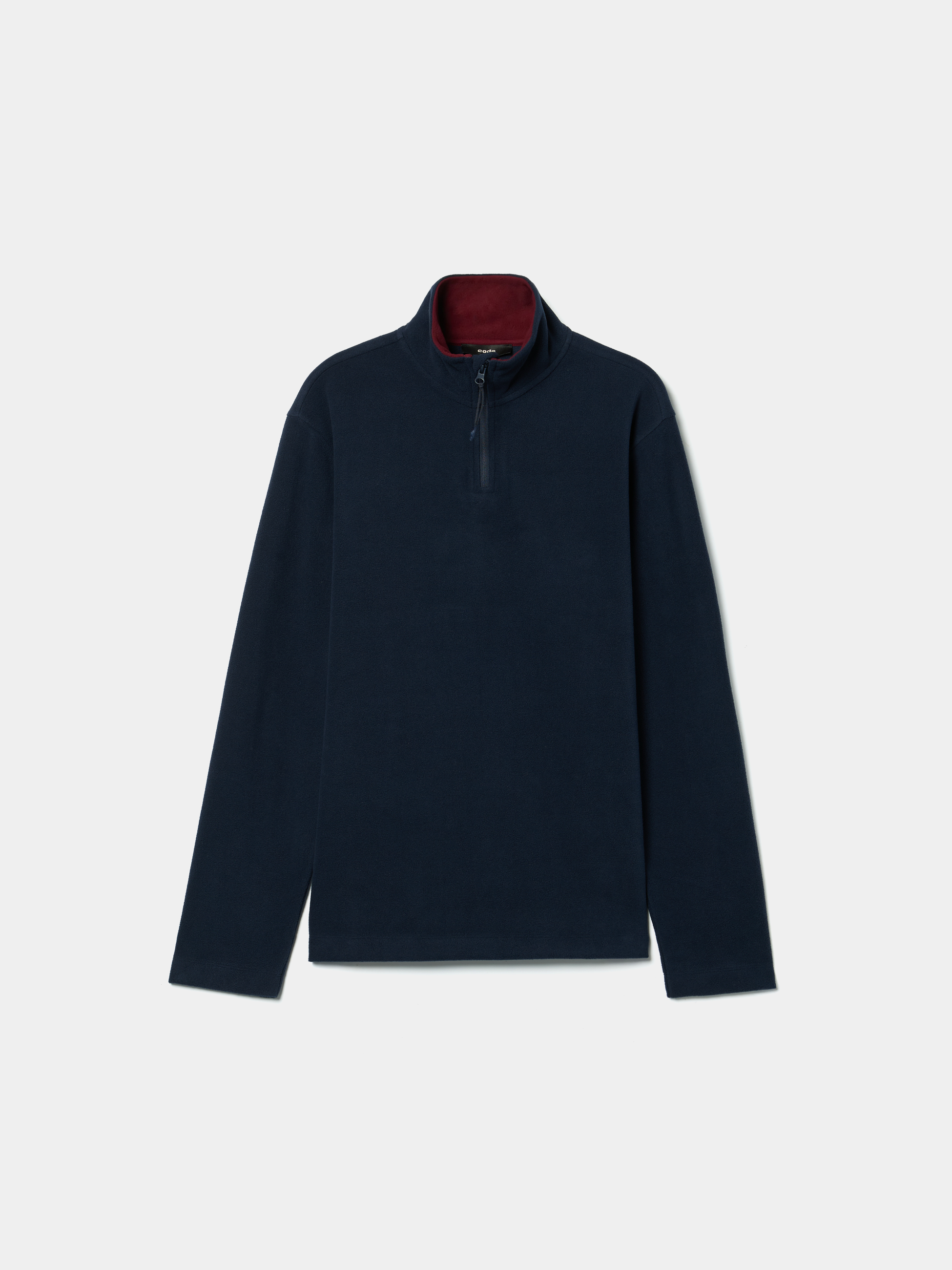Camisola polar com fecho