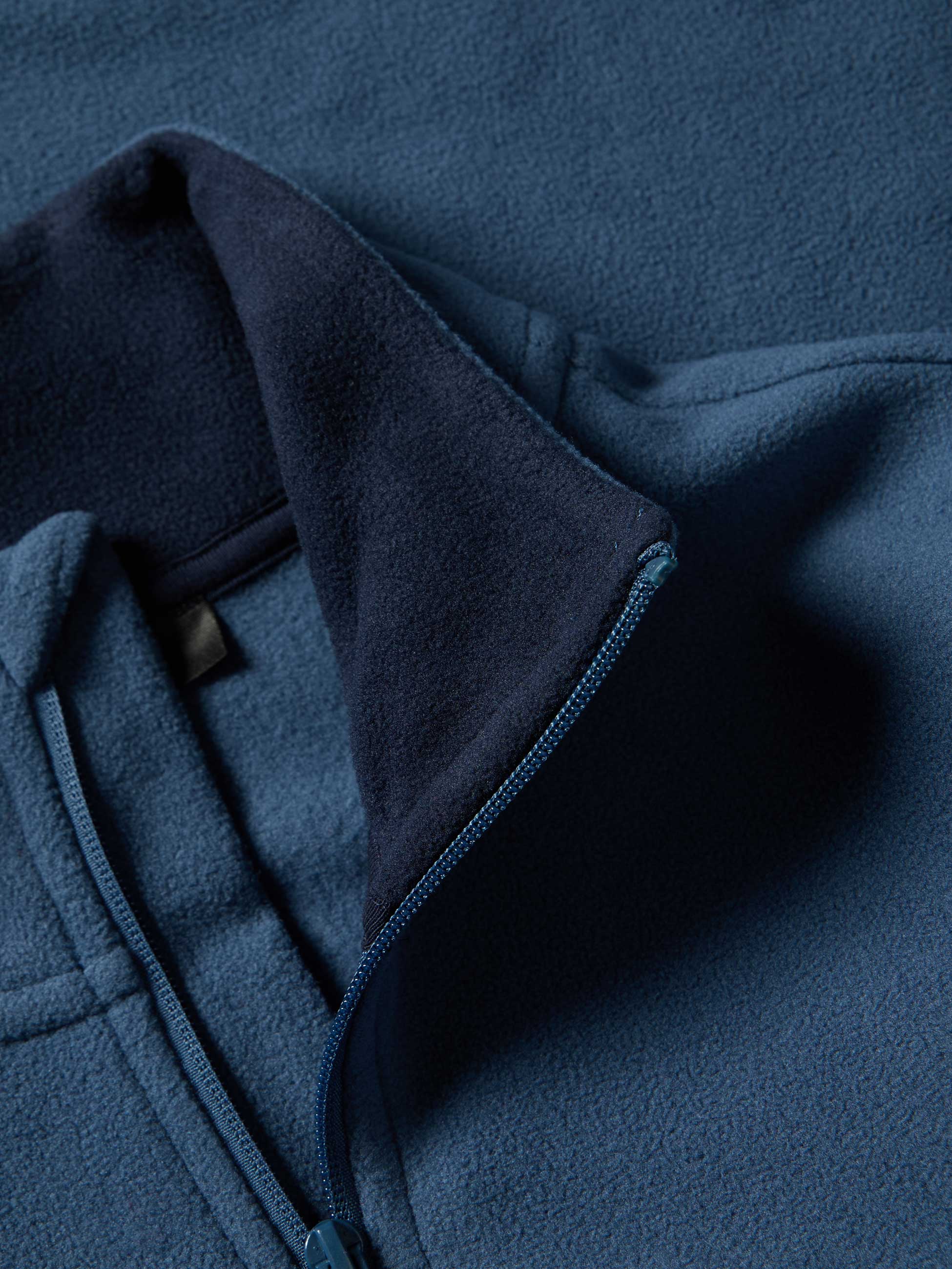 Camisola polar com fecho