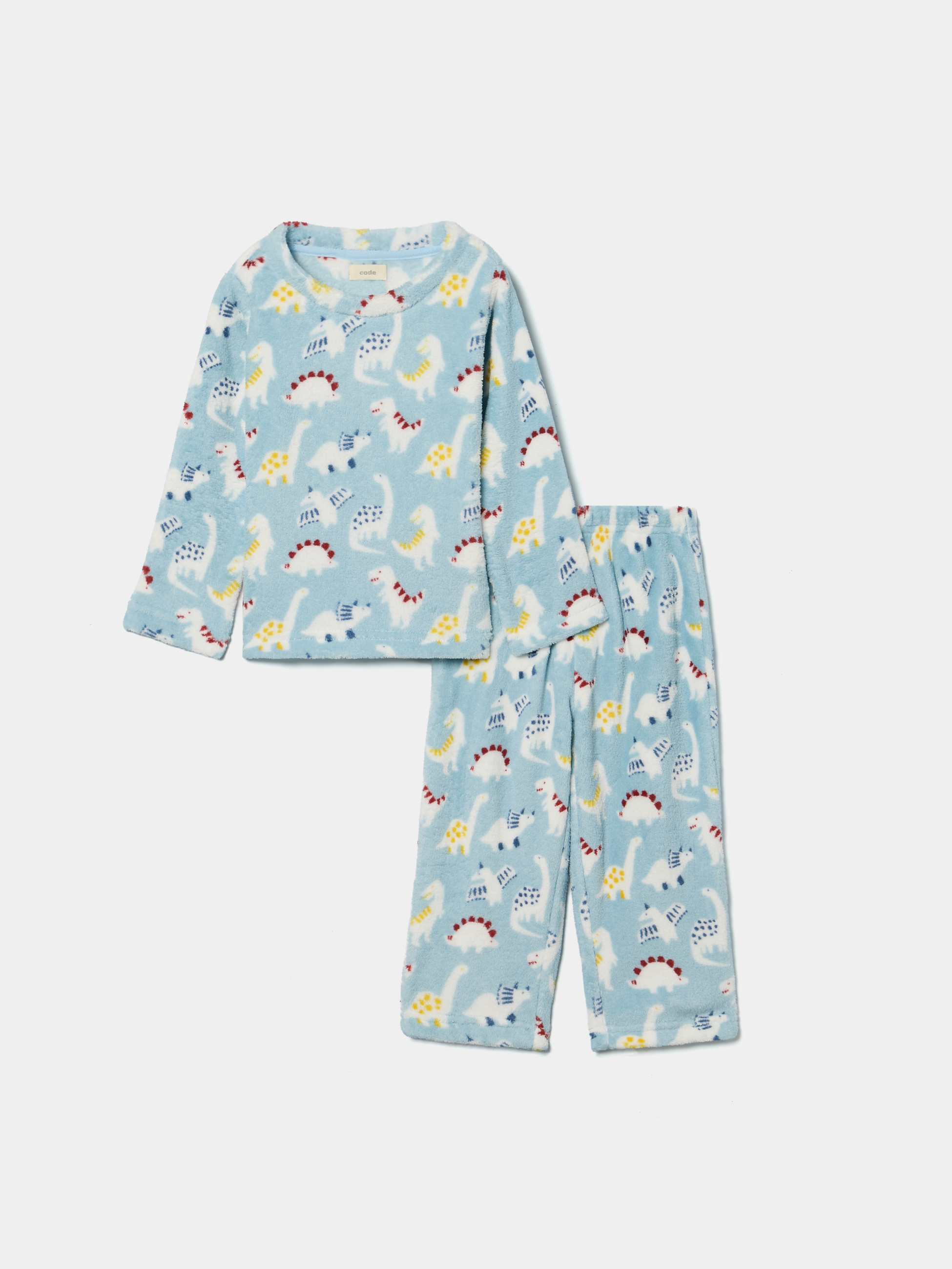 Pijama polar estampado