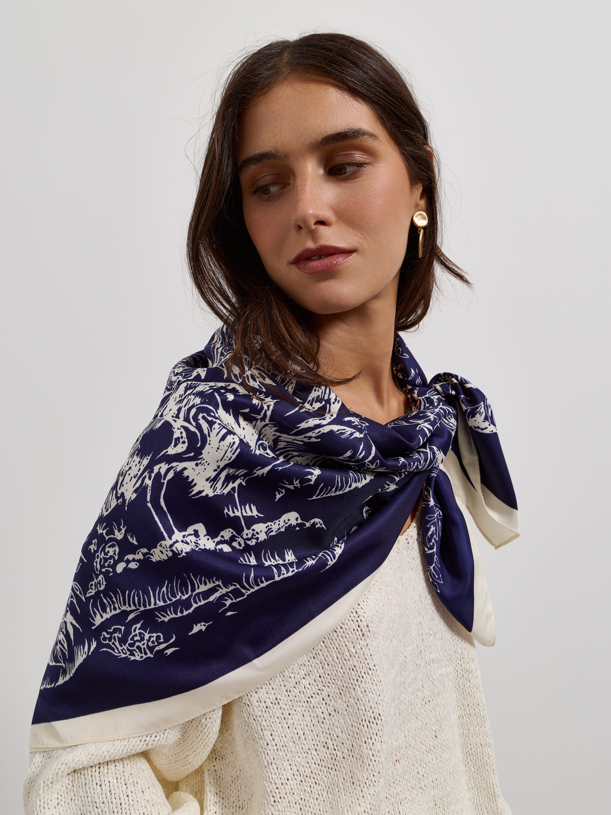 Lenço estampado
