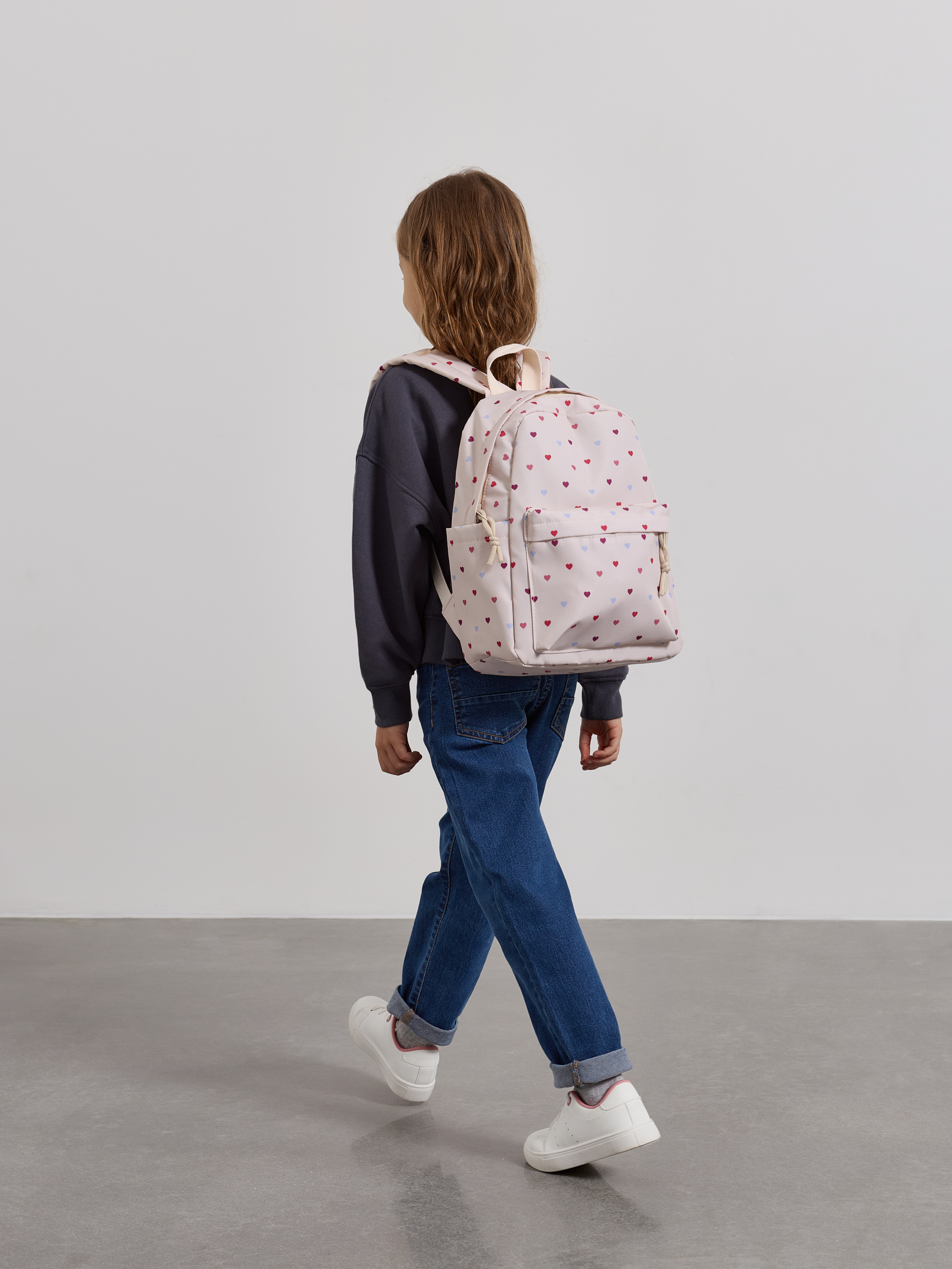 Mochila com corações