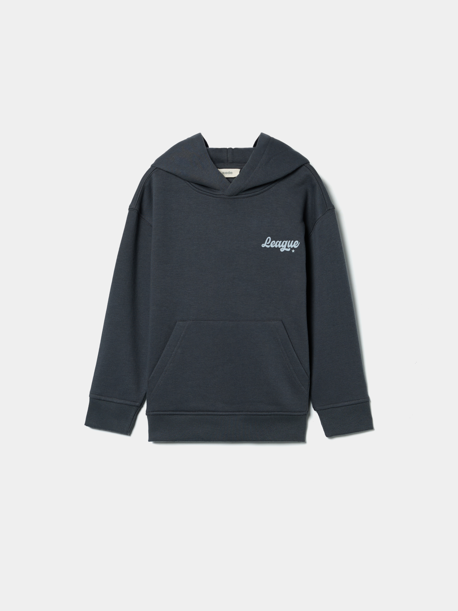 Sweatshirt com carapuço estampada