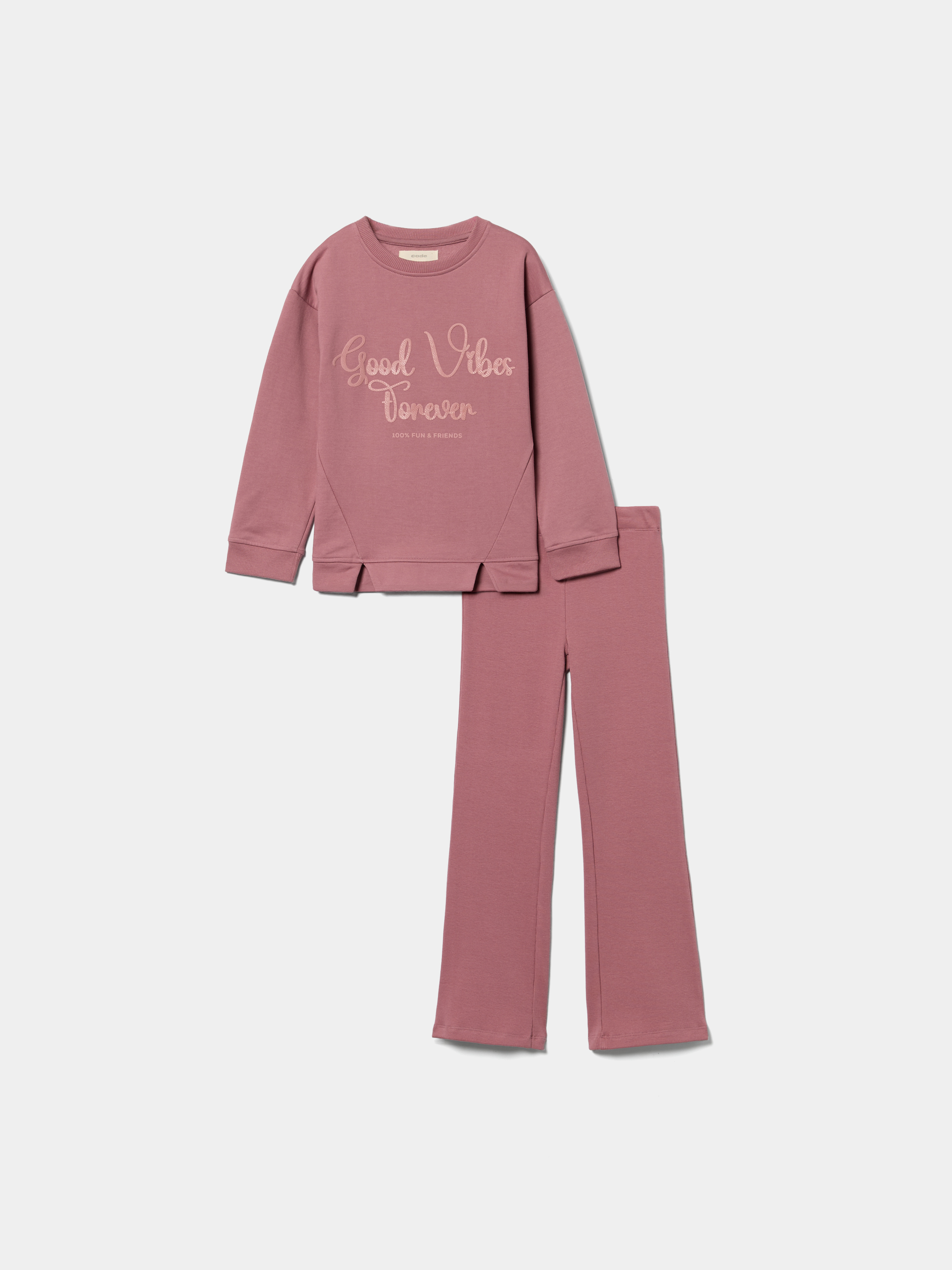 Conjunto de sweatshirt e leggings
