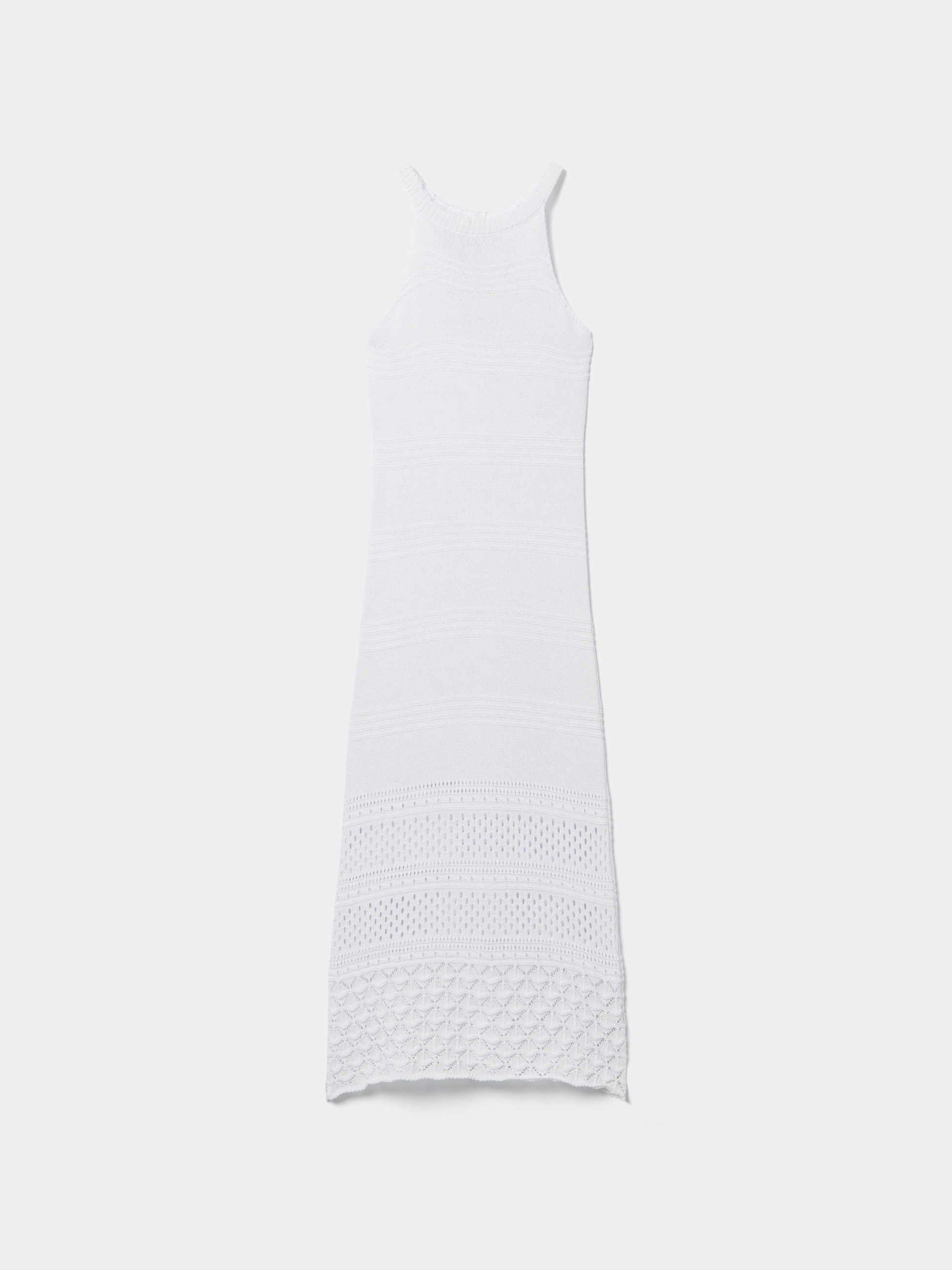 Vestido midi em malha