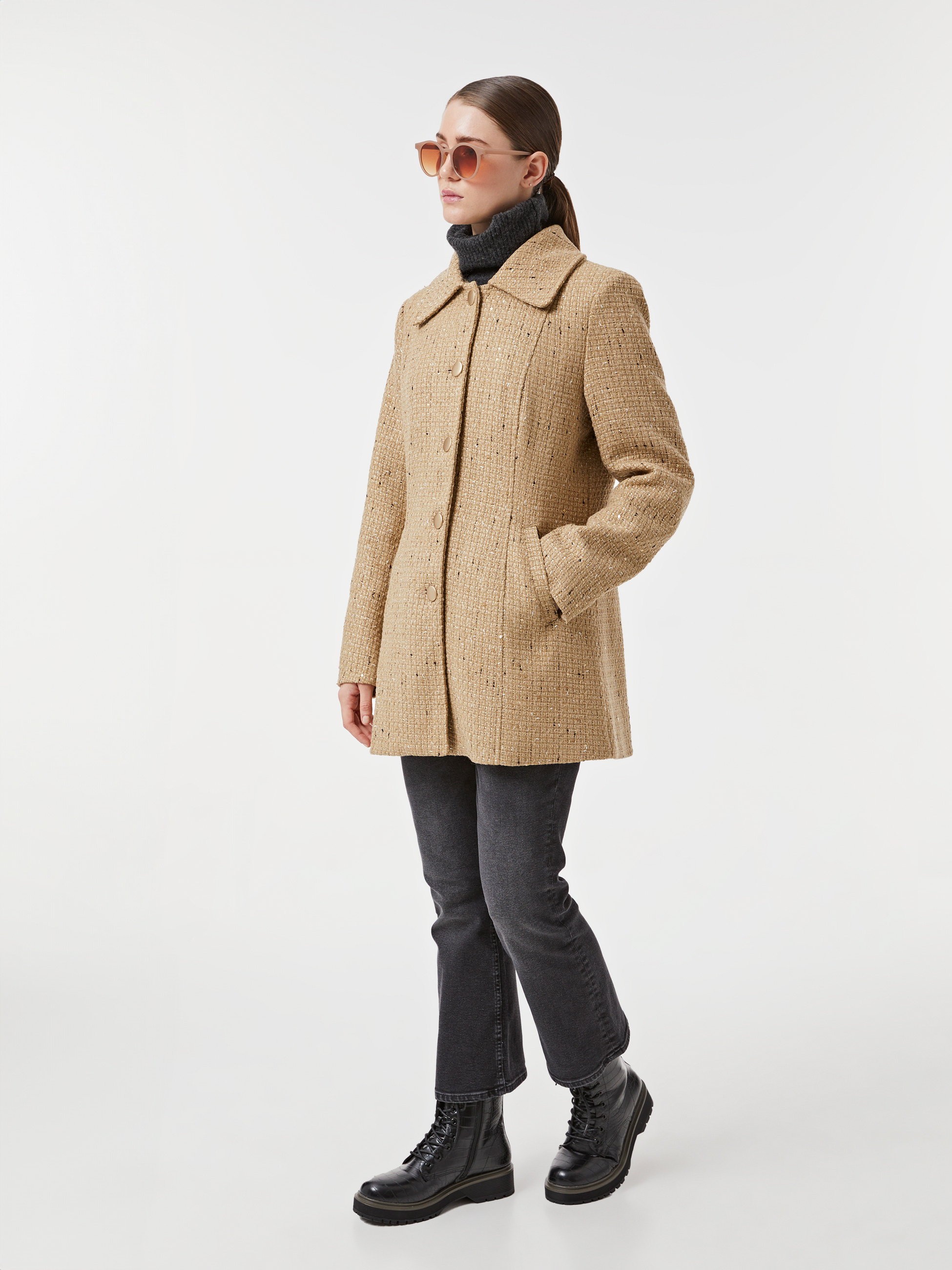 Sobretudo com botões