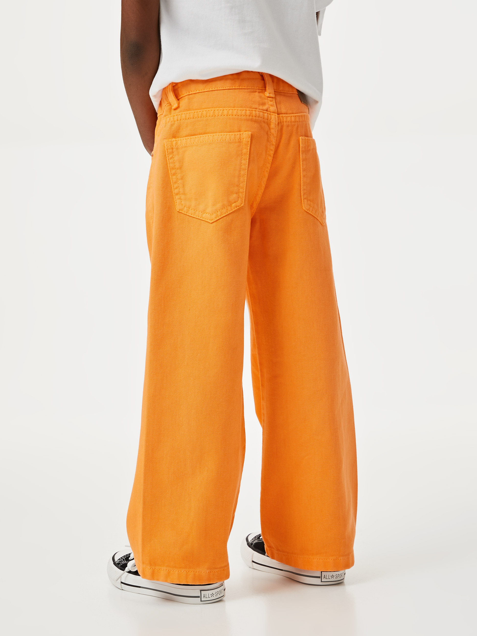 Calças ganga 5 bolsos