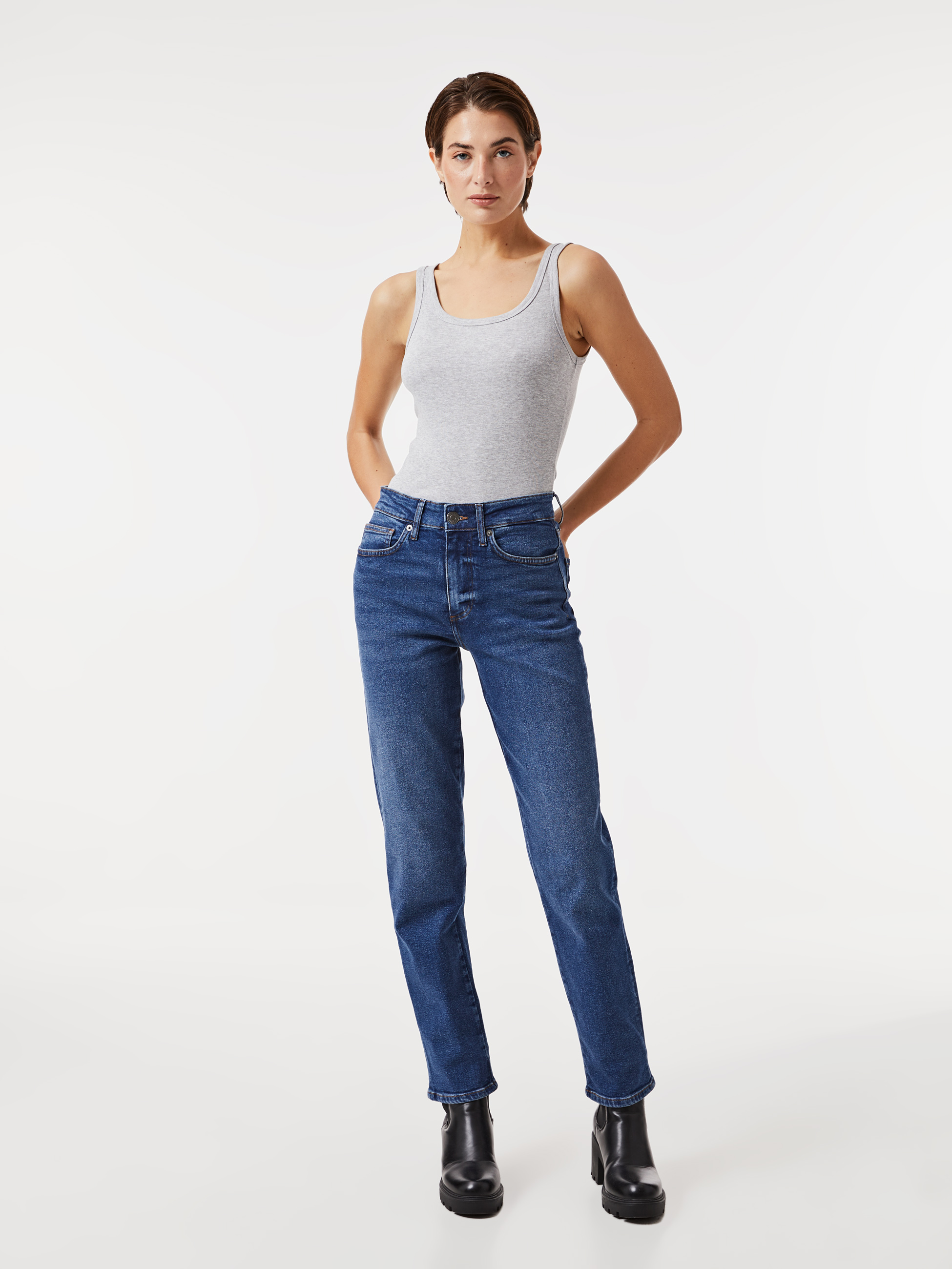 Calças de ganga straight fit