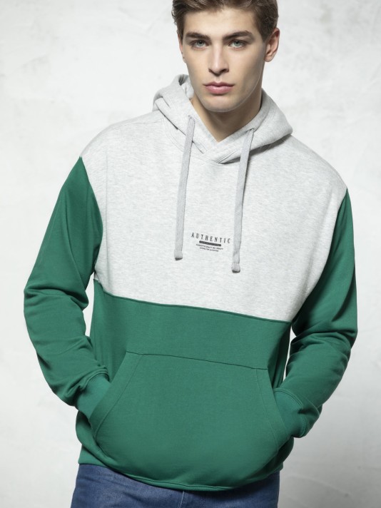 Sweatshirt bicolor