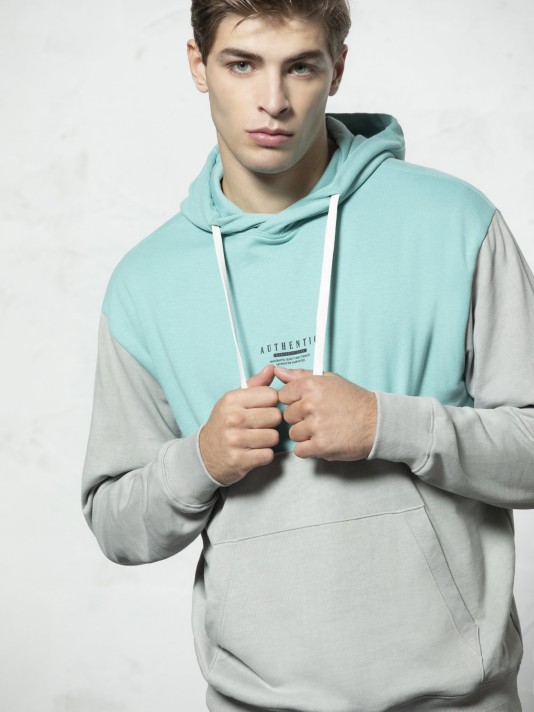 Sweatshirt bicolor