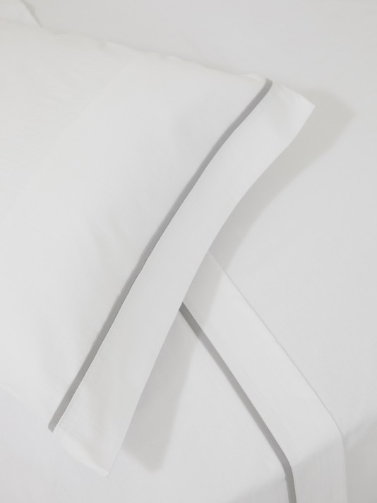 Lençol de cima vivo cinzento Lençol de cima vivo cinzento