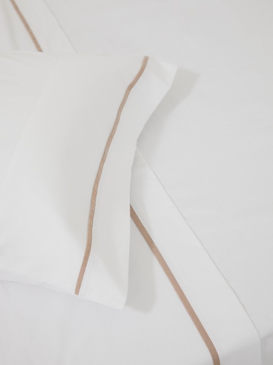 Lençol de cima vivo bege Lençol de cima vivo bege