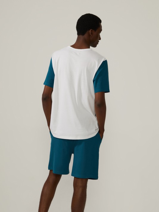 Pijama curto estampado Pijama curto estampado