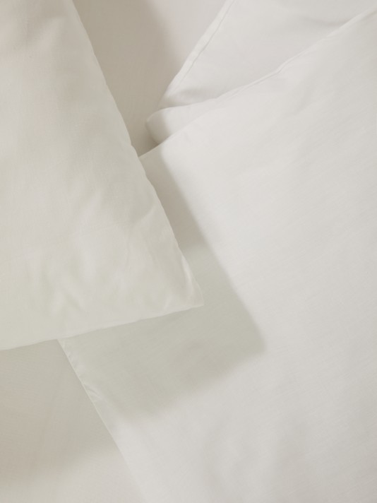 Jogo de lençóis com vivo branco Jogo de lençóis com vivo branco