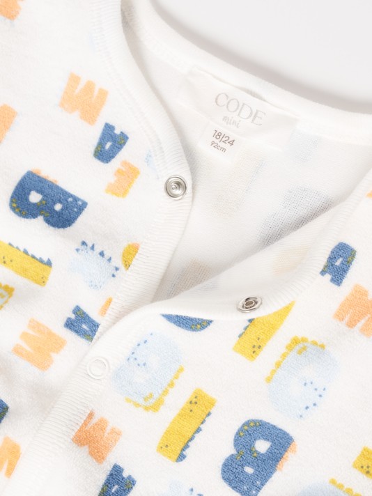 Babygrow com padrão Babygrow com padrão