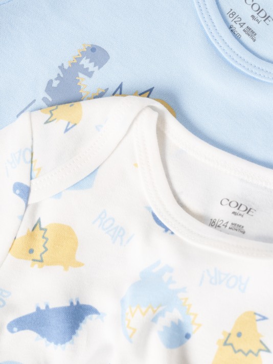 Pack dois bodies 100% algodão Pack dois bodies 100% algodão