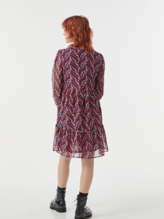 Vestido com transparência Vestido com transparência