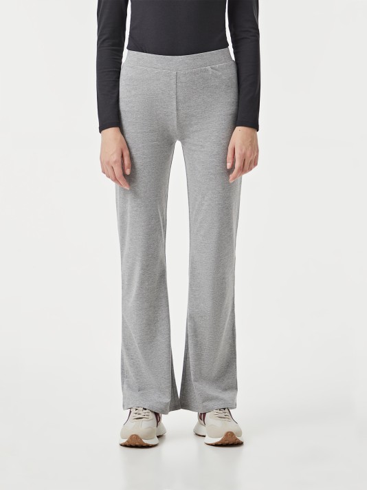 Calças malha flare Calças malha flare