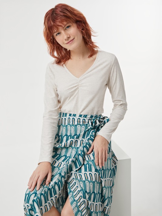 Saia com padrão Saia com padrão