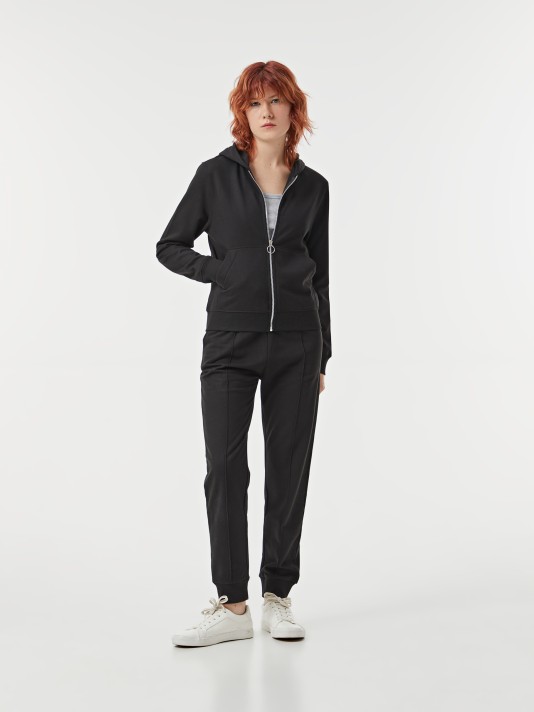 Casaco felpa com capuz Casaco felpa com capuz