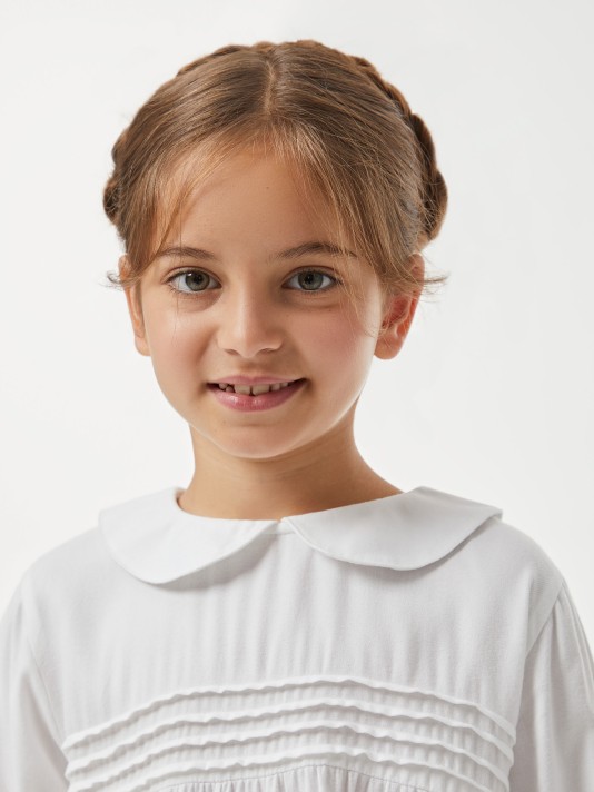 Blusa com folhos Blusa com folhos