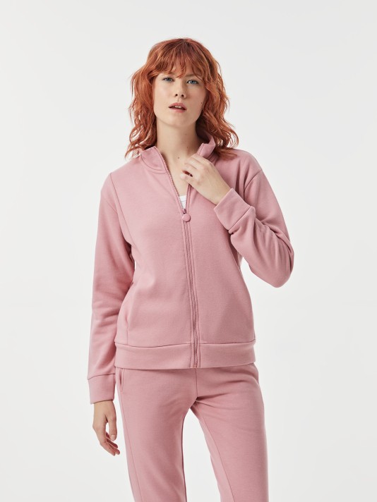 Casaco malha com fecho Casaco malha com fecho