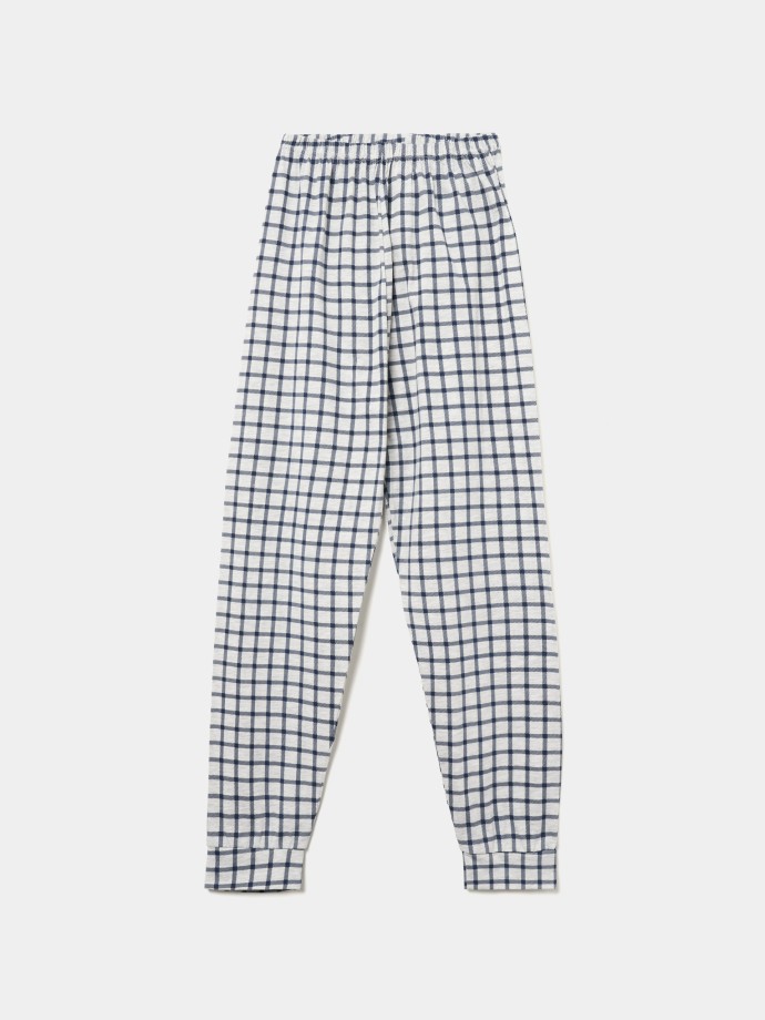 Pijama longo xadrez