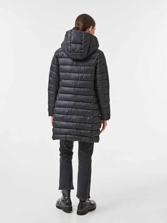 Casaco acolchoado com capuz Casaco acolchoado com capuz