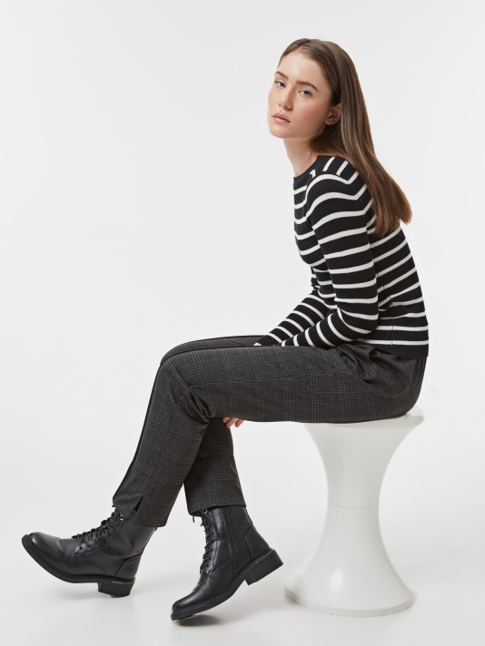 Calças xadrez Calças xadrez