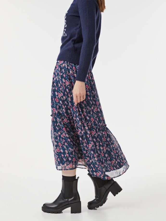 Saia estampada