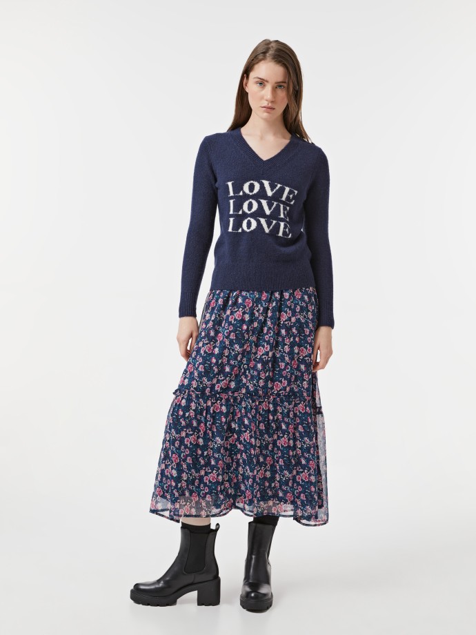 Saia estampada