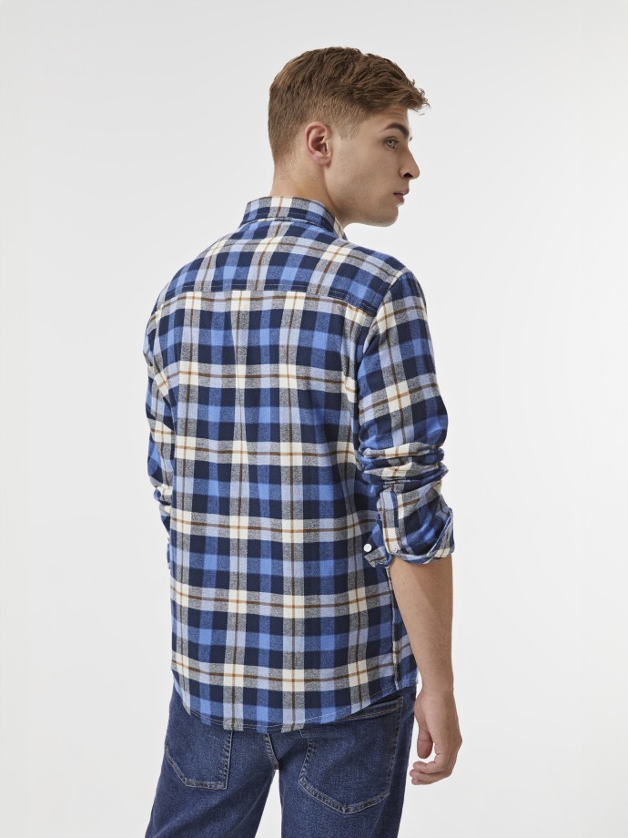 Camisa regular fit xadrez