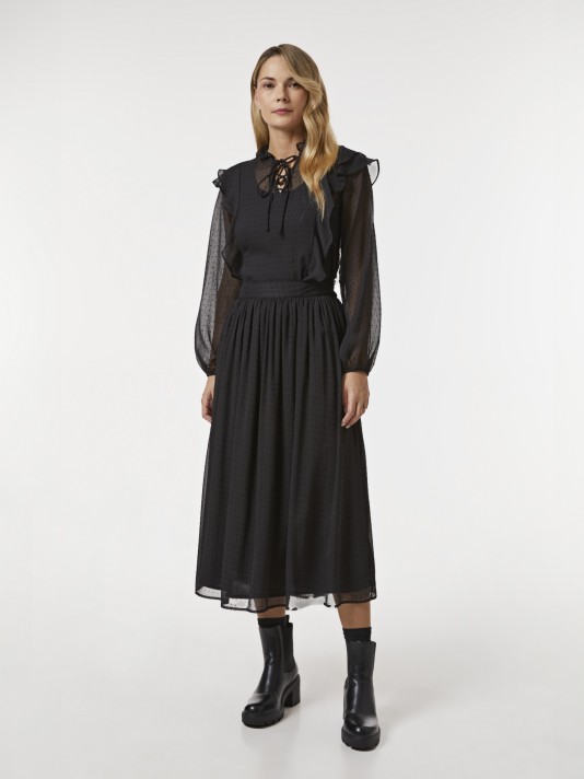 Saia plissada Saia plissada