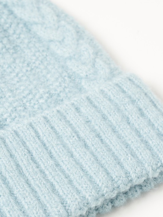 Gorro malha com pompom Gorro malha com pompom