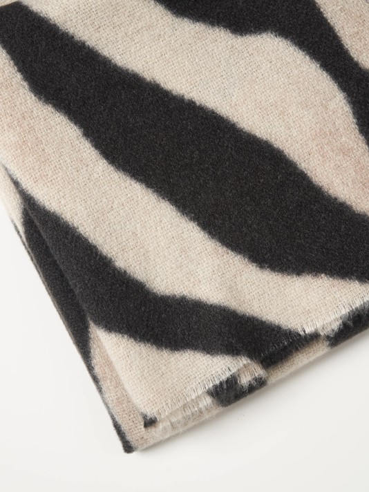 Cachecol padrão zebra Cachecol padrão zebra