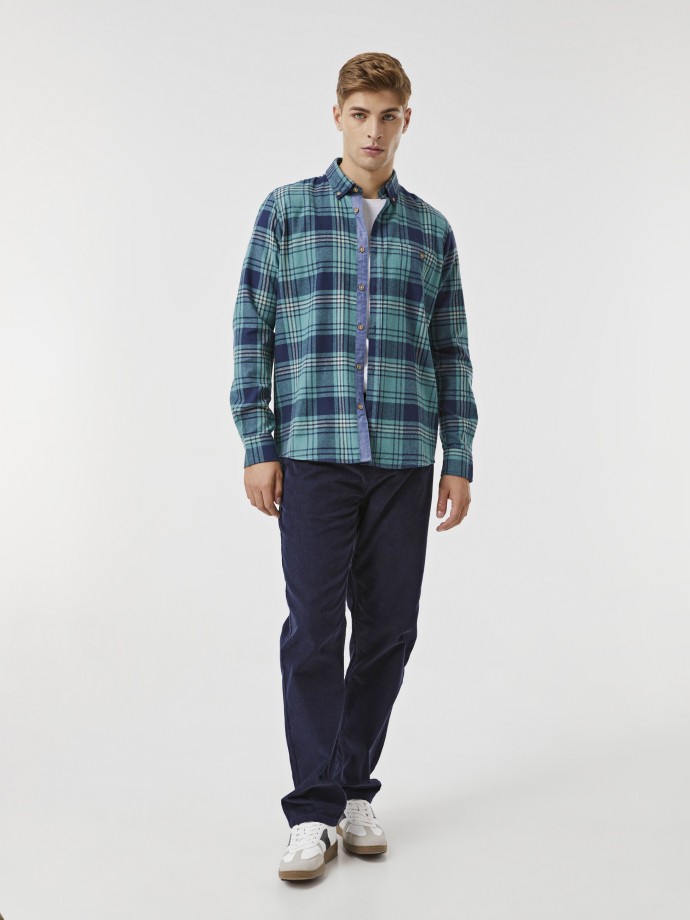 Calças bombazine 5 bolsos Calças bombazine 5 bolsos