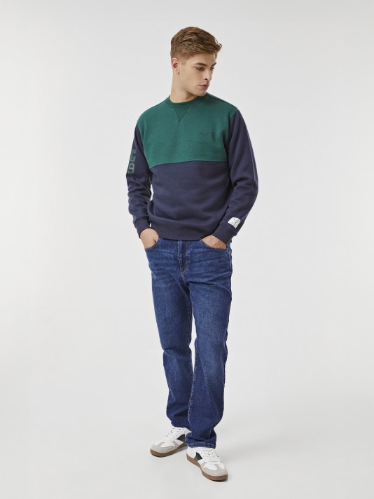 Sweatshirt bicolor Sweatshirt bicolor