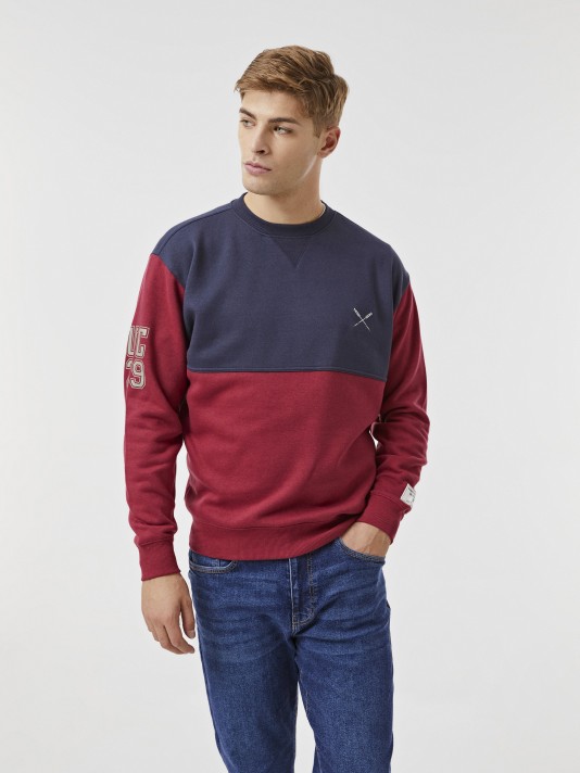 Sweatshirt bicolor Sweatshirt bicolor