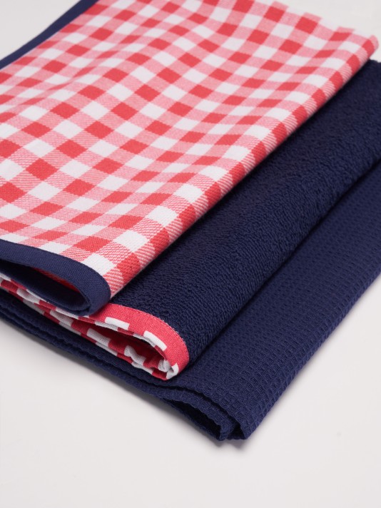 Pack 3 panos de cozinha Pack 3 panos de cozinha