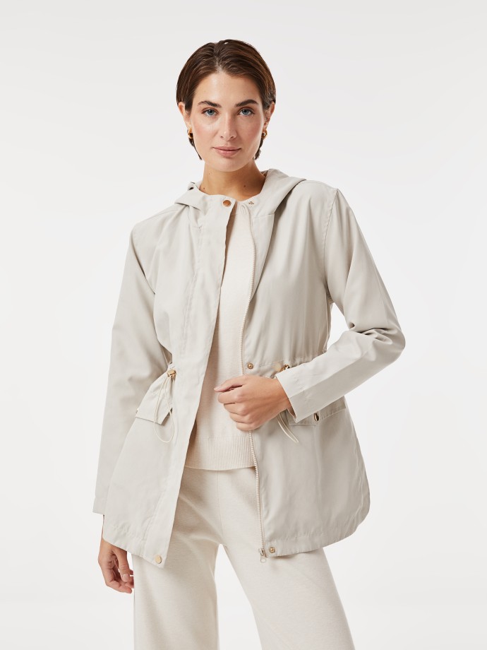 Parka com capuz