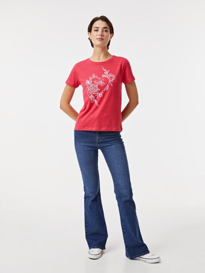 T-shirt estampada
