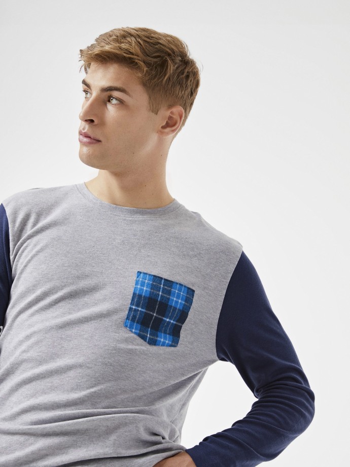 Pijama com bolso Pijama com bolso