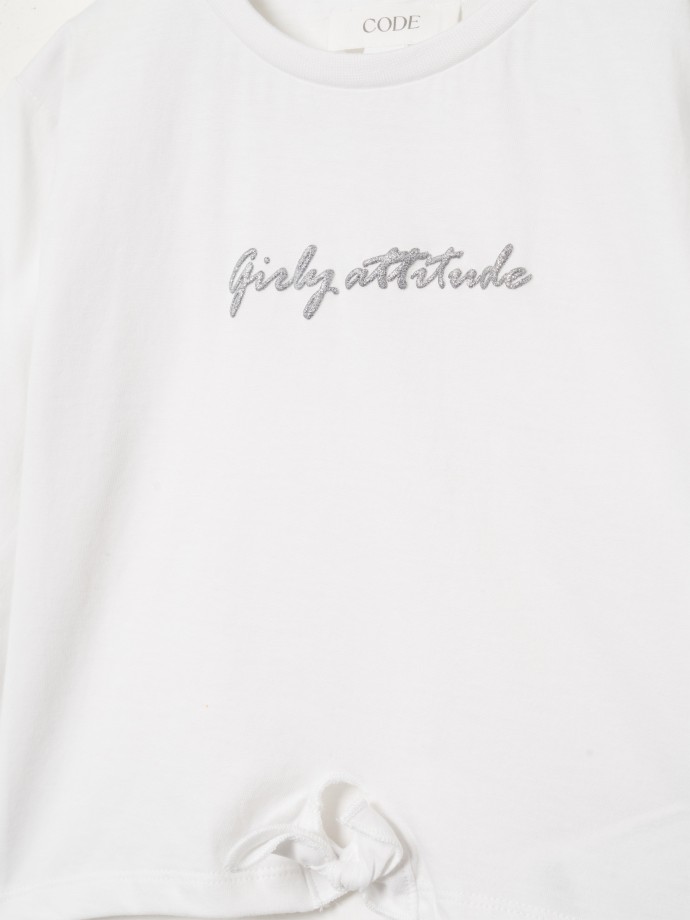 T-shirt manga comprida