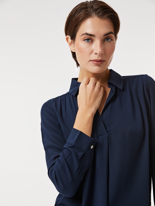 Blusa plissada