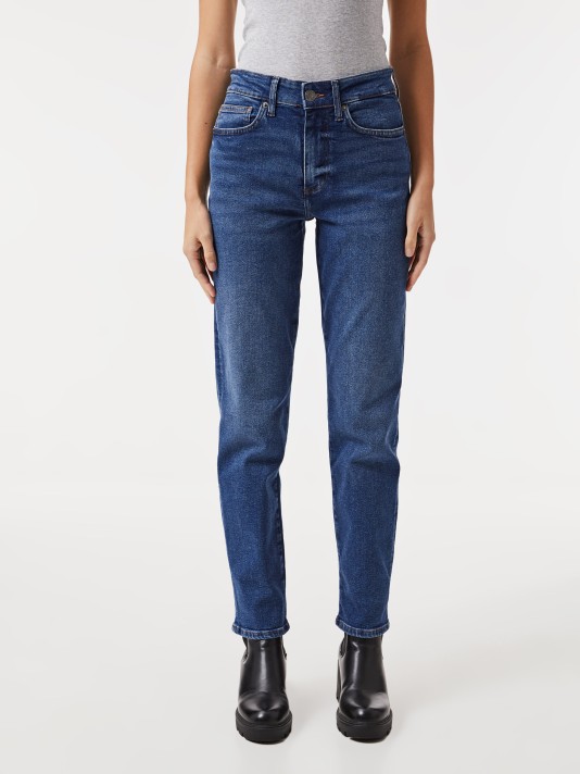 Calças de ganga straight fit Calças de ganga straight fit