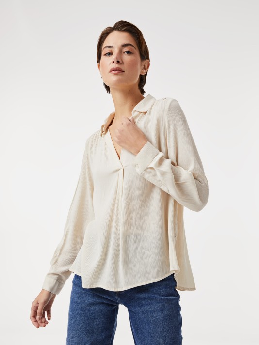 Blusa texturada