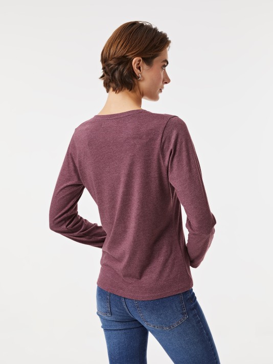 Camisola com franzido Camisola com franzido