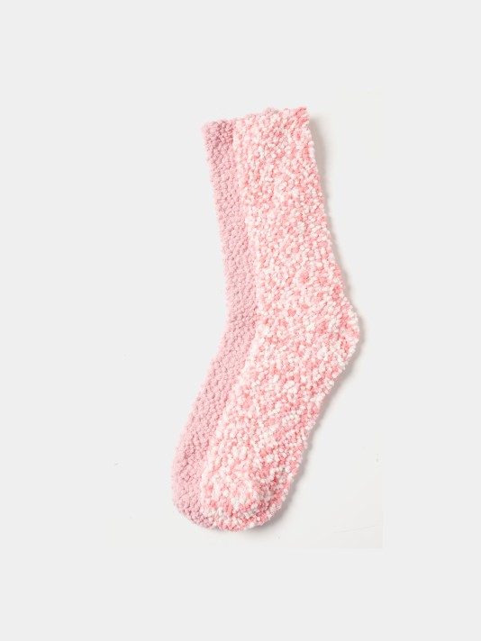 Pack 2 pares meias chenille