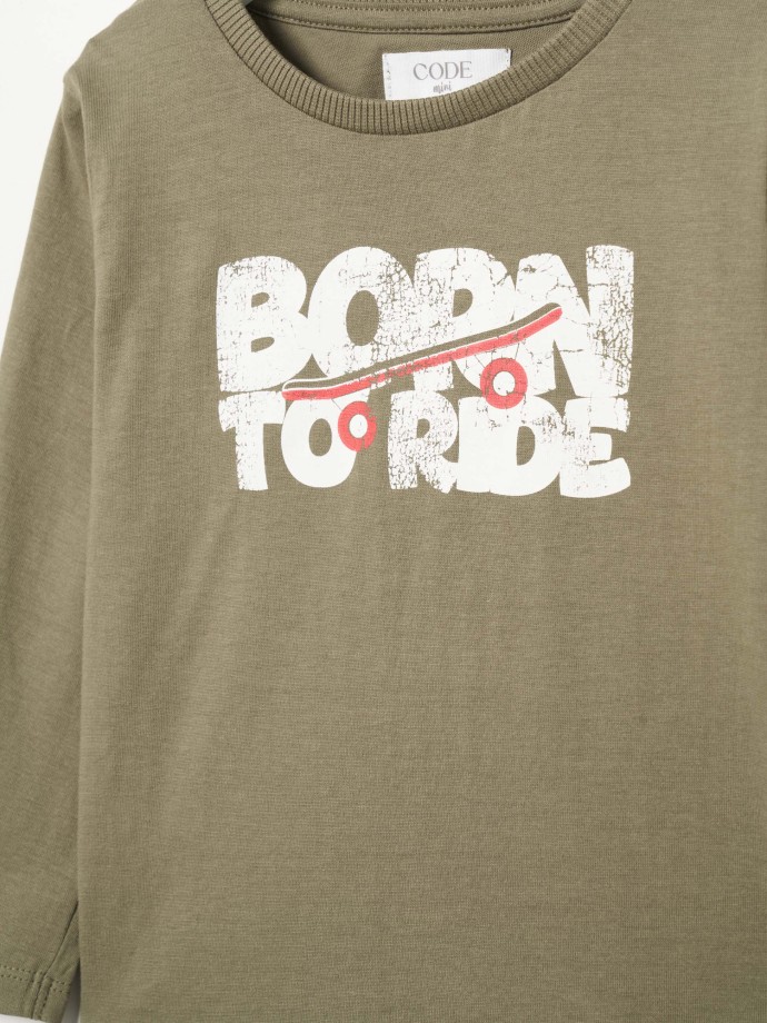 T-shirt manga comprida
