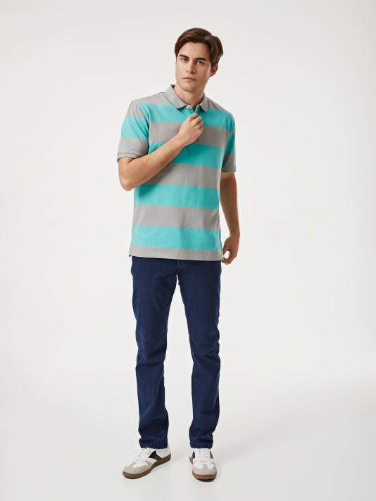 Polo com Riscas Largas Polo com Riscas Largas