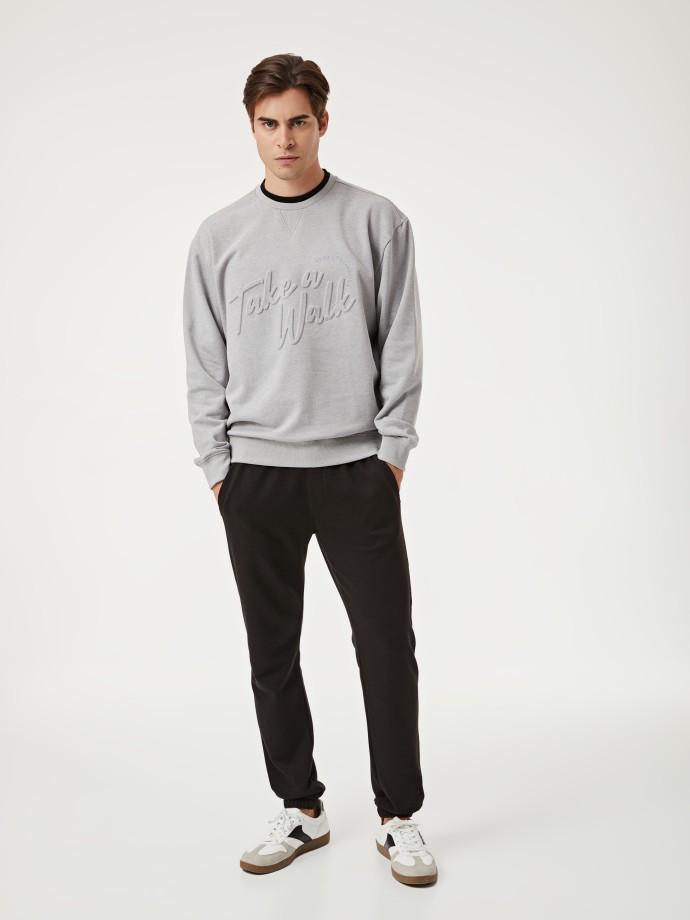 Sweatshirt estampada